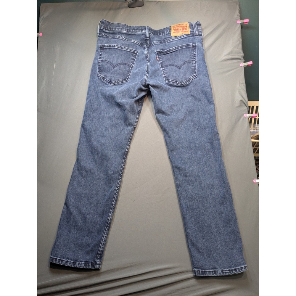 Levis 502 Regular Taper Jeans Mens 36x32 Blue All Seasons Tech 29507-05208
